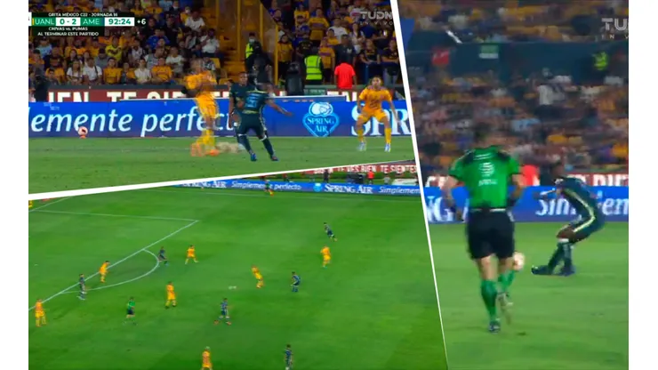 La magistral asistencia de Pedro Aquino para la victoria del América por 2-0 a Tigres