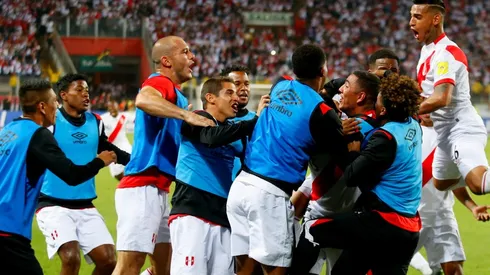 Selección Peruana el día que clasificó al Mundial Rusia 2018. (Foto: Getty Images)
