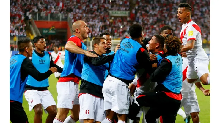 Selección Peruana el día que clasificó al Mundial Rusia 2018. (Foto: Getty Images)