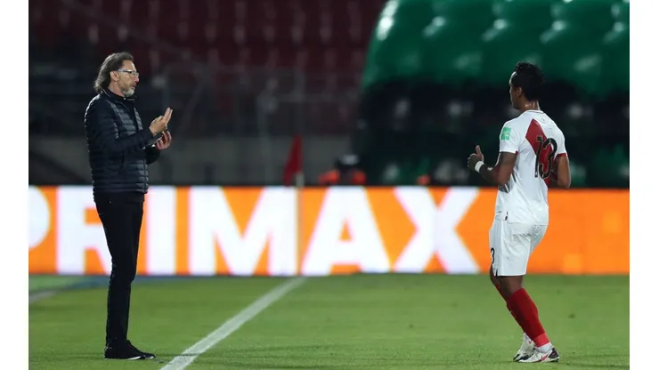 Renato Tapia y su deseo por seguir siendo dirigido por Ricardo Gareca en la Selección Peruana. Foto: Getty