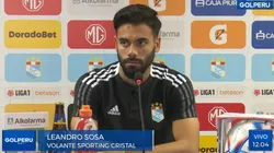El volante de Sporting Cristal declaró en conferencia de prensa este miércoles en la Florida. Foto: GOLPERÚ