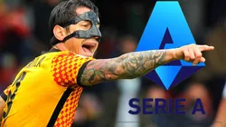 Gianluca Lapadula, delantero del Benevento, (Foto: Getty Images)