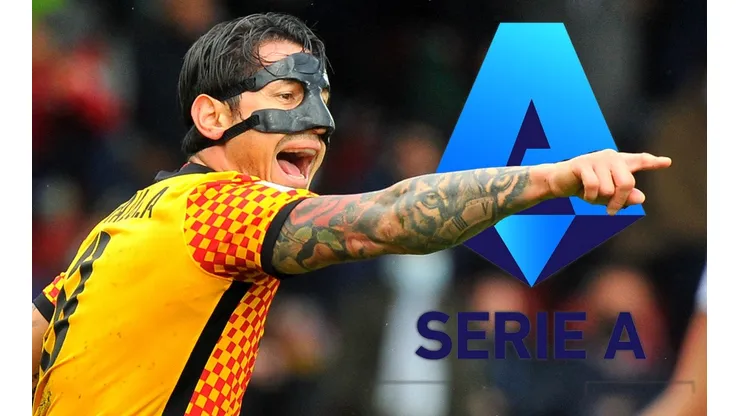 Gianluca Lapadula, delantero del Benevento, (Foto: Getty Images)