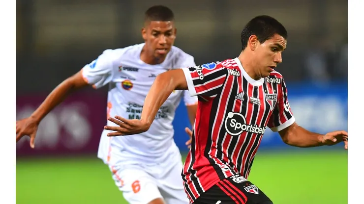 Sao Paulo derrotó 3-2 a Ayacucho FC por la primera fecha del grupo D de la Copa Sudamericana. (Foto: Twitter Copa Sudamericana)