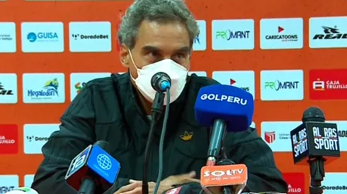 José del Solar, entrenador de la Universidad César Vallejo. (Foto: Captura de pantalla)