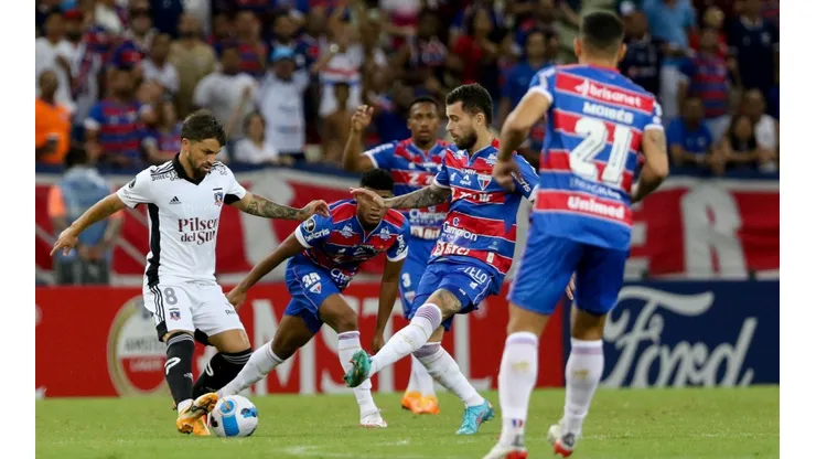 Con Gabriel Costa hasta los 67', Colo Colo venció 2-1 a Fortaleza por la Libertadores. Foto: Conmebol Libertadores