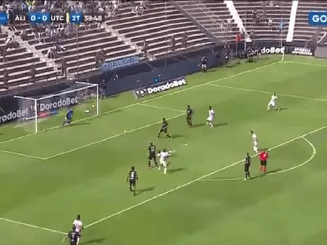 Hernán Barcos pone el 1-0 con 'cabezazo' ante UTC de Cajamarca