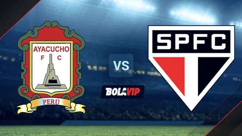 Ayacucho vs. Sao Paulo por la Copa Sudamericana.