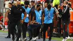 Aldair Rodríguez muy triste por lesión contra Robert Rojas. Foto: Planeta River