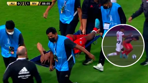 Aldair Rodríguez pegó una de las peores patadas en la historia de la Libertadores