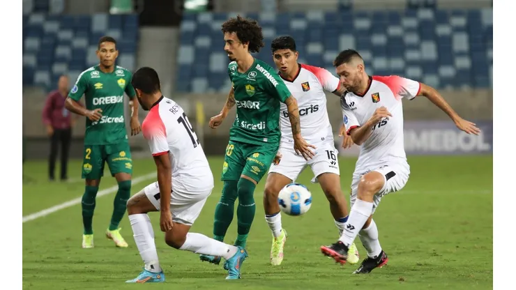 Cuiabá derrotó por la mínima diferencia a FBC Melgar en el debut de la Conmebol Sudamericana. Foto: Conmebol