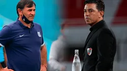 Carlos Bustos y Marcelo Gallardo y un pasado que pocos conocían. Foto: GLR
