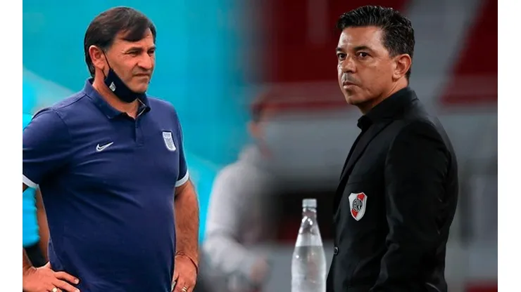 Carlos Bustos y Marcelo Gallardo y un pasado que pocos conocían. Foto: GLR