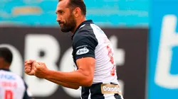 Hernán Barcos optimista para ganarle a River Plate en su debut de la Conmebol Libertadores. Foto: Expreso