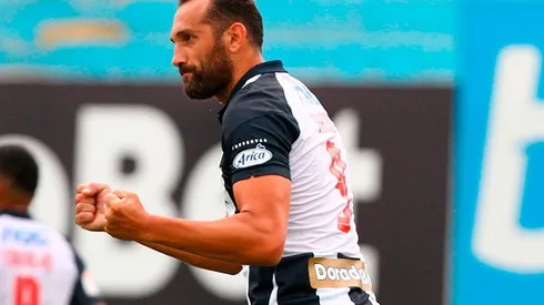 Hernán Barcos optimista para ganarle a River Plate en su debut de la Conmebol Libertadores. Foto: Expreso