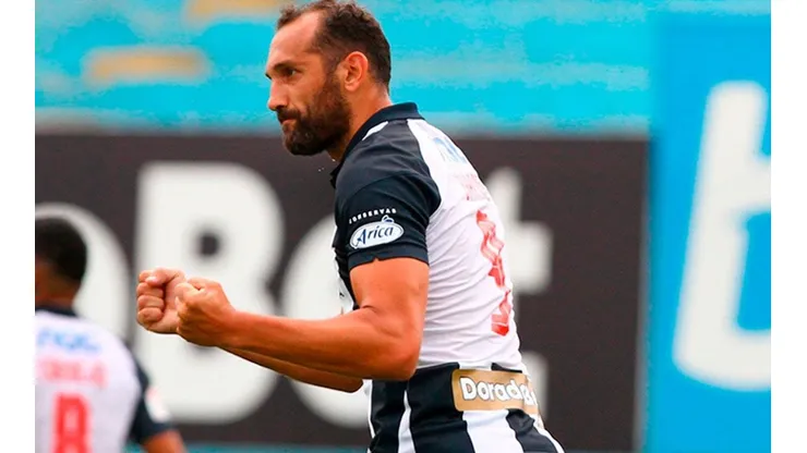 Hernán Barcos optimista para ganarle a River Plate en su debut de la Conmebol Libertadores. Foto: Expreso