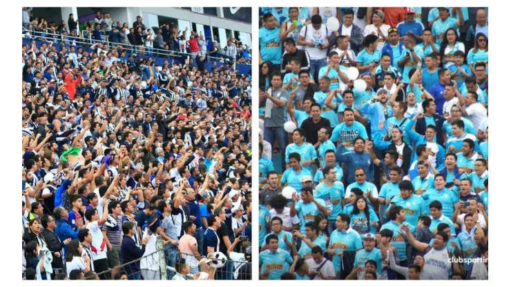 Hinchas de Alianza Lima y Sporting Cristal no podrían alentar a sus equipos en su debut de Libertadores. Foto: GLR