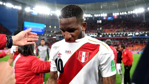 Jefferson Farfán tras la derrota con Francia en Rusia 2018. Foto: Getty