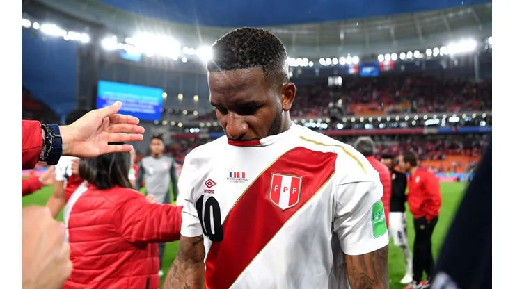Jefferson Farfán tras la derrota con Francia en Rusia 2018. Foto: Getty