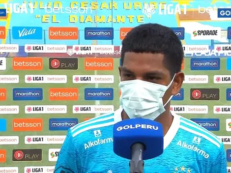 Joao Grimaldo: "Me voy muy contento por los dos goles anotados"