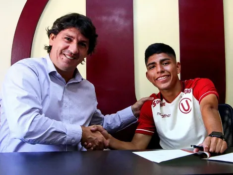 Jean Ferrari cumplió y renovó a Piero Quispe en Universitario