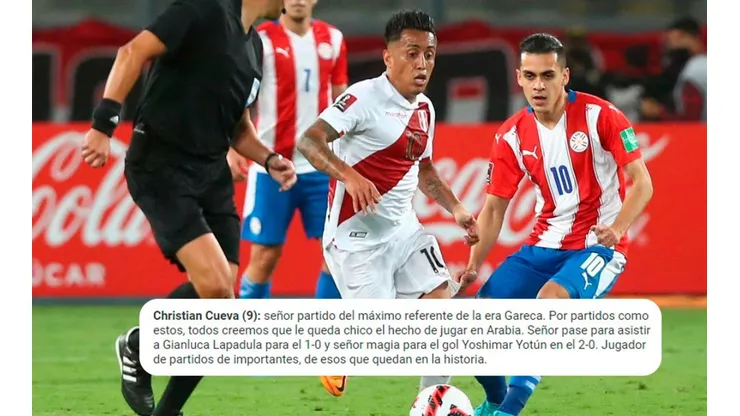 Christian Cueva, la figura del partido.