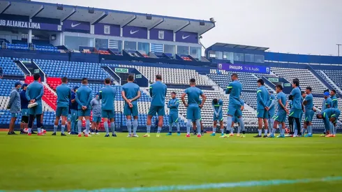 Alianza Lima entrenando de cara al inicio de la Copa Libertadores. (Foto: Twitter Alianza Lima)