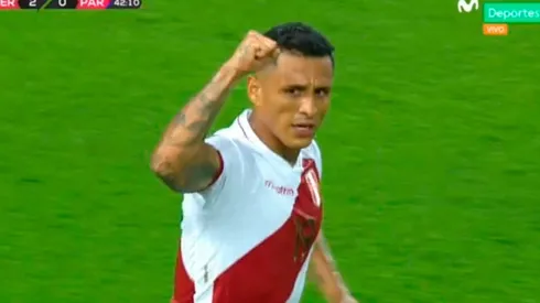 Yoshimar Yotún pone en ventaja por 2-0 a la Selección Peruana que ya sueña con el repechaje a Qatar 2022. Foto: Movistar