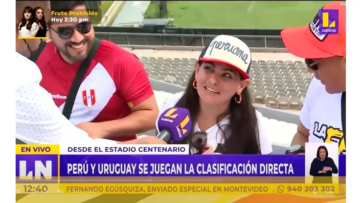 Hincha de la Selección Peruana confiesa haber terminado con su novio por que no quiso acompañarla a Uruguay. Foto: Latina