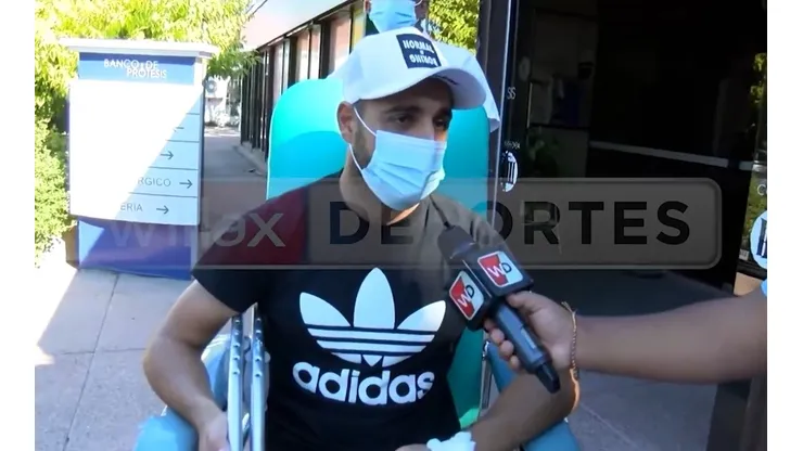 Luis Urruti fue operado con éxito en Uruguay y le agradeció a los hinchas por su apoyo incondicional. Foto: Willax