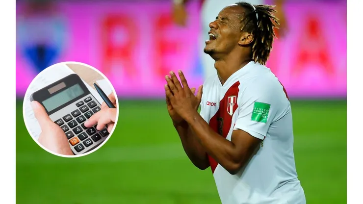 André Carrillo reza como todos nosotros para que Perú esté en Qatar 2022. Foto: Getty