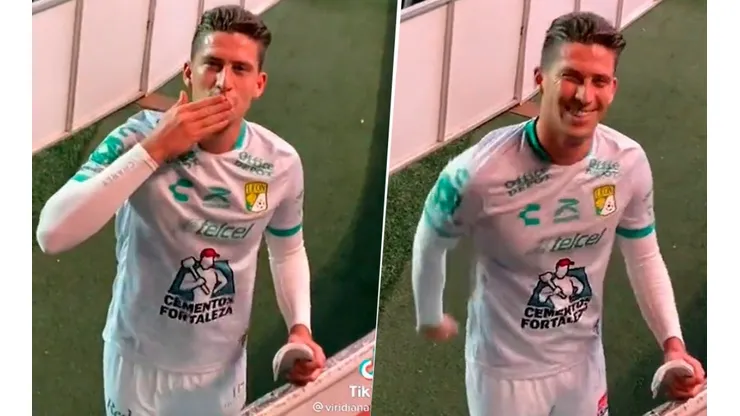 Santiago Ormeño, jugador del León de México. (Foto: Captura Tik-Tok)