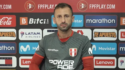 Horacio Calcaterra declaró para los medios luego del cuarto día de entrenamiento en la Videna. Foto: FPF