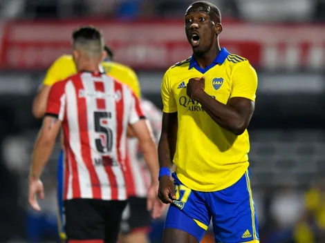 La felicidad de Luis Advíncula tras marcar su primer gol con Boca Juniors