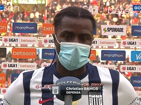 Christian Ramos: "El arbitraje este año con Alianza está siendo malo"