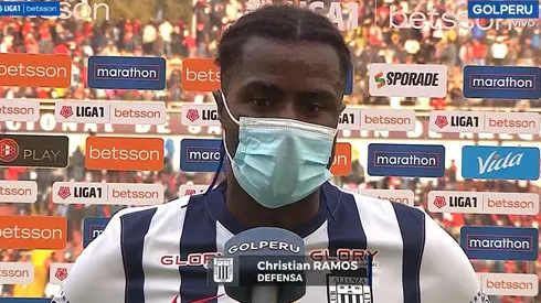 Christian Ramos se quejó del arbitraje que recibe Alianza Lima en lo que va del año. Foto: GOLPERÚ