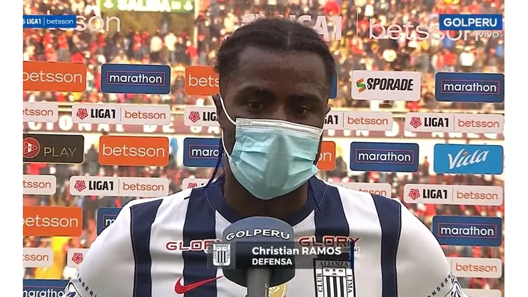 Christian Ramos se quejó del arbitraje que recibe Alianza Lima en lo que va del año. Foto: GOLPERÚ