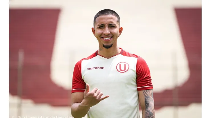 Rodrigo Vilca dio sus impresiones tras su debut y el empate ante Cienciano. Foto: Universitario