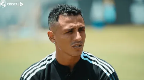 Yoshimar Yotún entrevistado por Cristal TV. Foto: Cristal TV (YouTube)