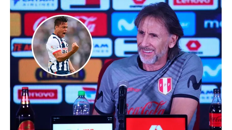 Ricardo Gareca confesó que siguen de cerca a Cristian Benavente. (Foto: Twitter Alianza Lima / Selección Peruana)