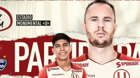Universitario jugará ante Cienciano en el estadio Monumental. (Foto: Twitter Universitario)