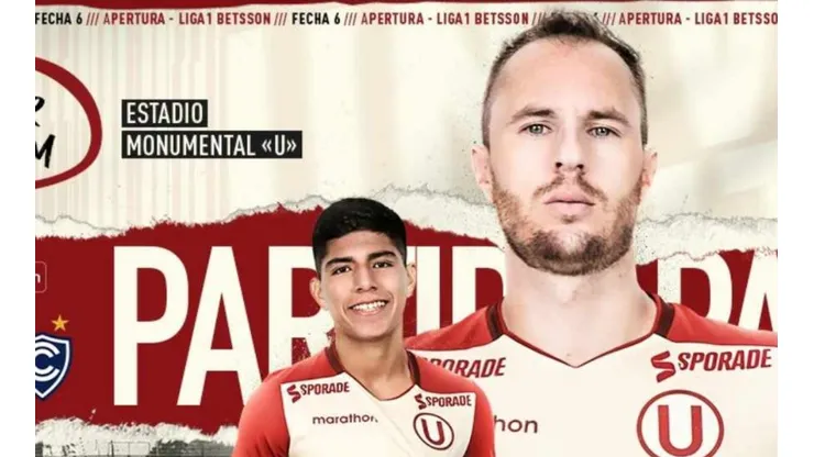 Universitario jugará ante Cienciano en el estadio Monumental. (Foto: Twitter Universitario)