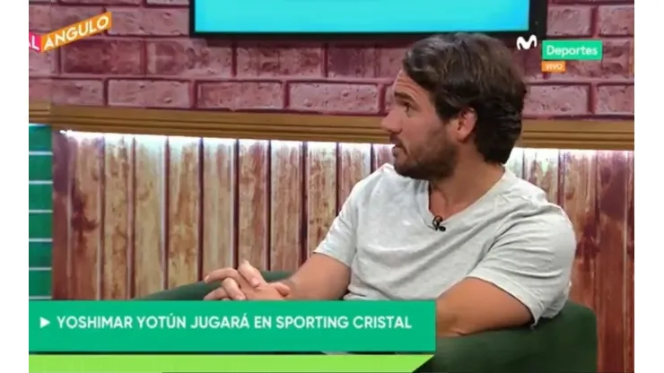 Michael Succar reveló que Yotún priorizó su amor por Sporting Cristal y rechazó oferta de Alianza Lima. Foto: Movistar