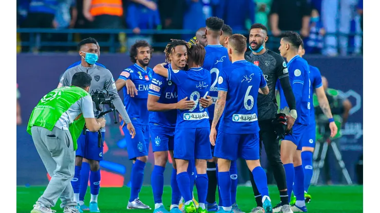 André Carillo titular en el 4-0 de Al Hilal frente a Al Nassr por la Liga Saudí. Foto: Al Hilal