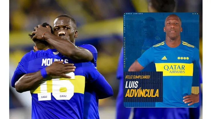 Luis Advíncula celebra sus 32 años de edad con Boca Juniors. Foto: Getty | Boca Juniors (Twitter)