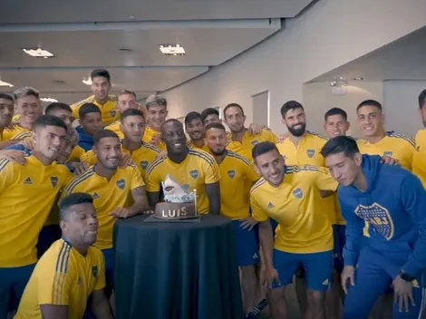 VIDEO | El pastel: así fue la intimidad del festejo Luis Advíncula con Boca Juniors