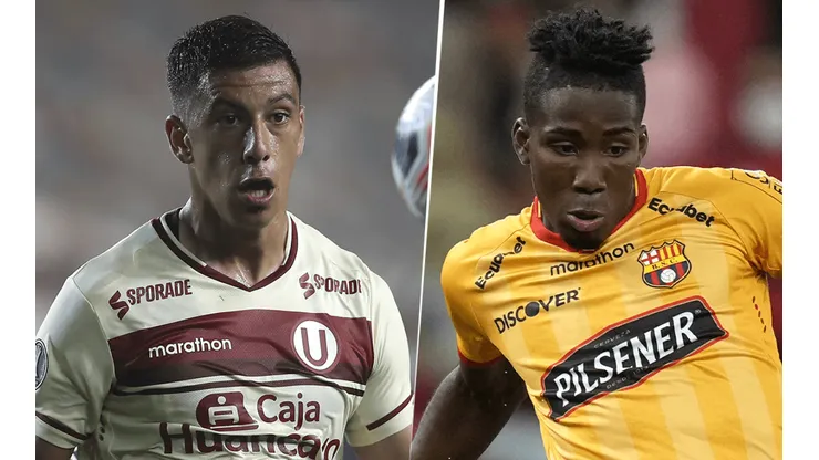Universitario vs. Barcelona SC por la Copa Libertadores (Fotos: Getty Images)