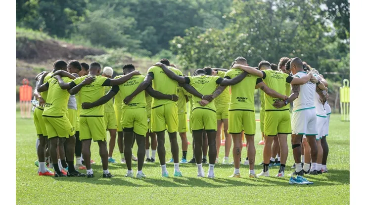 Barcelona SC en uno de sus entrenamientos. Foto: Barcelona SC (Twitter)