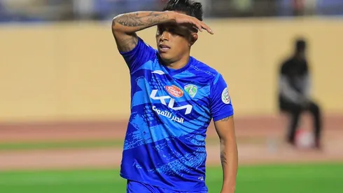 Christian Cueva, mediocampista del Al Fateh. (Foto: Twitter Al Fateh)