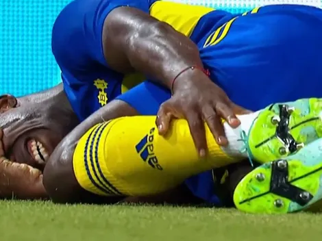 Puro dolor: Luis Advíncula recibió tremenda patada en duelo contra Independiente